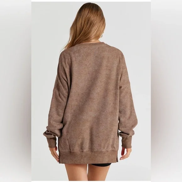 Brown Oversized Sweatshirt – New With Tags - Picture 2 of 9